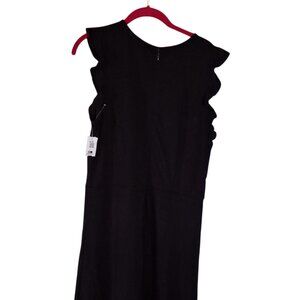 Old Navy Black, Ruffle Sleeve Sleeveless Dress, Size Large